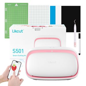 Kişiselleştirilmiş zanaat projeleri için kablosuz akıllı vinil kesici S501, Scrapbooking, etiketler ve DIY hediyeler için Ideal - Product Image 1
