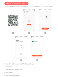 1080P Tuya App Kit di sicurezza Wireless NVR H.265 sistema di telecamere Wifi CCTV 8 canali visione notturna dati Cloud di rilevamento umano - Product Image 4