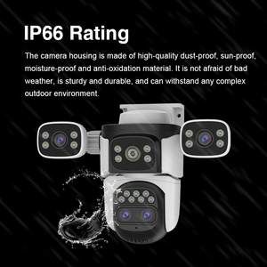 2024 yeni ucuz CS621ZS 2.4G kablosuz güvenlik PTZ kamera Wifi 360 insan tespit dört objektif ağ kamerası hareket algılama 720 360 - Product Image 5
