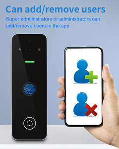 Buen precio RFID Sistema de huellas dactilares Timbre inteligente Tuya WiFi Video Intercom Control de acceso y sistema de seguridad - Product Image 4
