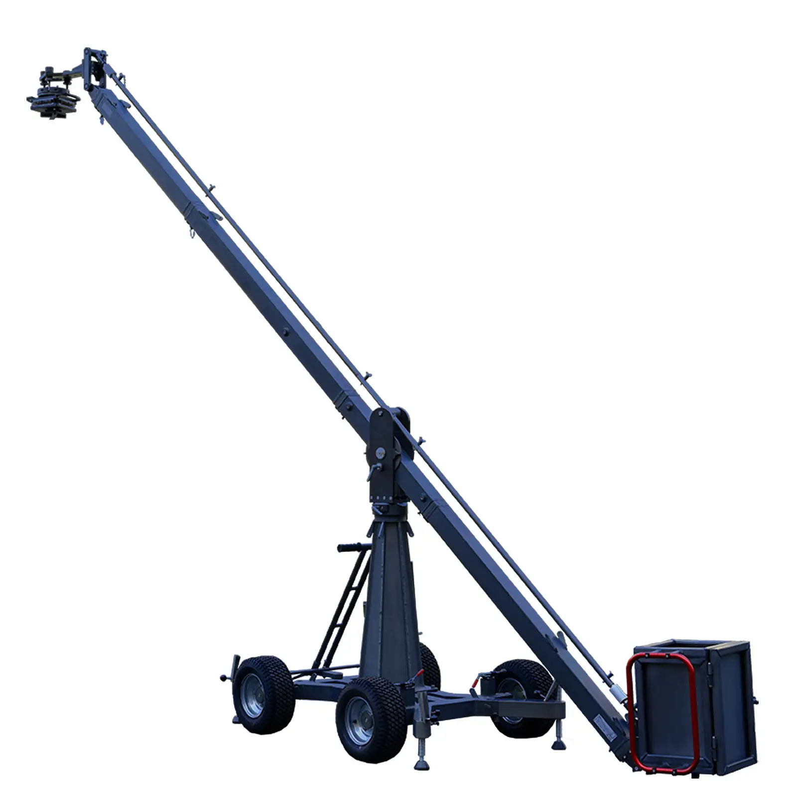 NSH Heavy Duty Télescopique Camera Jib Crane 10m Jimmy Jib Film Shooting Photographic Equipment Used in Tripod and Dolly Car