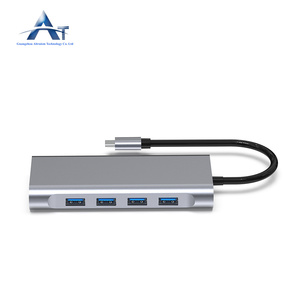 10 in 1 USB3.0 Adapter HDMI-compatible 4k Docking Station Laptop Type-c Hub - Product Image 6