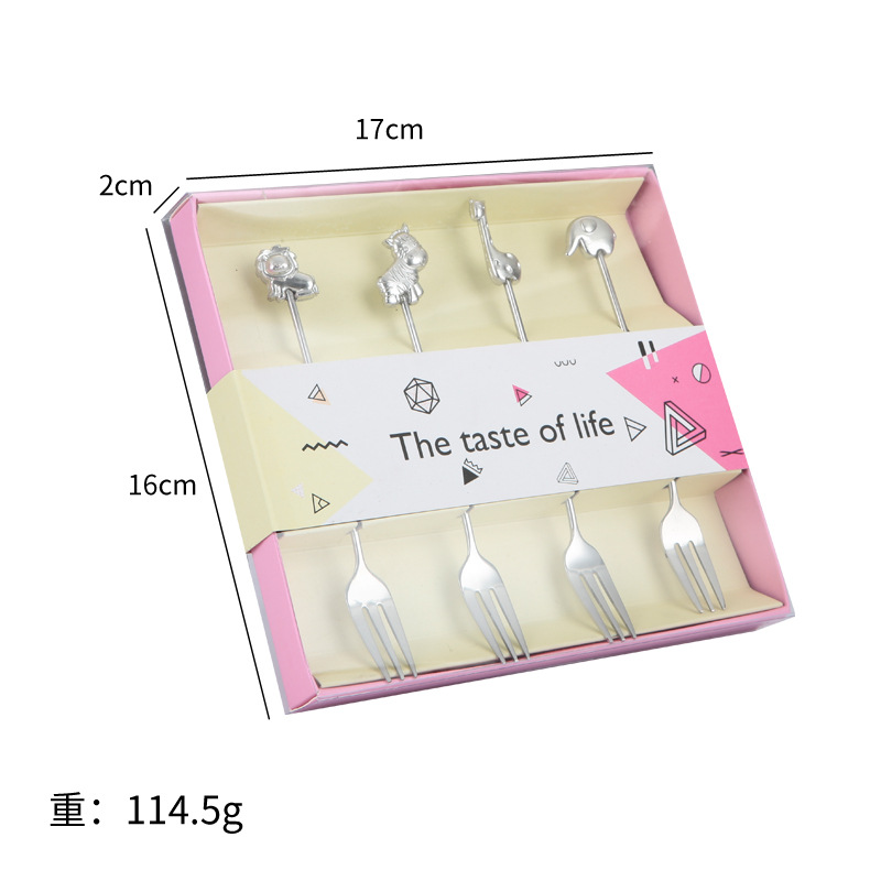 4pcs fork set Silver