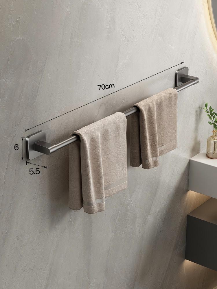 Gris graphite - Barre simple 70 cm, version améliorée
