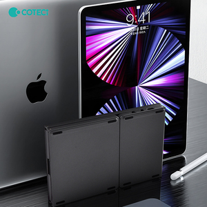 COTECi-Sistema de teclado con panel táctil inalámbrico ultrafino, soporte para tableta portátil de 3 pliegues, compatible con IOS, MAC, Android, Win-New - Product Image 6
