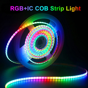 USB 5 В RGBIC Светодиодная лента 160 светодиодов/м с WS2812 Wi-Fi приложение BT контроллер для синхронизации музыки IP20 рейтинг RA90 Dream Color Cob светодиодные полосы - Product Image 3