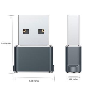 EONLINE USB C dişi USB erkek adaptör tip A şarj cihazı dönüştürücü Apple iWatch seyretmek serisi 7 8 SE, iPhone için 11 12 13 14 - Product Image 3
