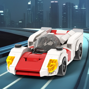 MOC blokları spor yarış serisi araba Bugatti <span class=keywords><strong>DeLorean</strong></span> Boys hediyeler DIY Juguetes Mini yapı taşı setleri eğitici oyuncaklar çocuklar
