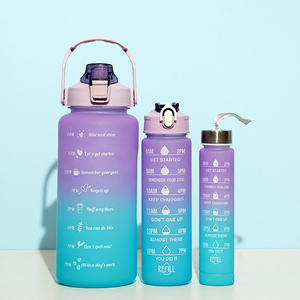 <span class=keywords><strong>2025</strong></span> bán buôn hot-in-1 thể thao chai nước bằng nhựa Set với rơm cho trẻ em motivational trường chai cho trẻ em - Product Image 1
