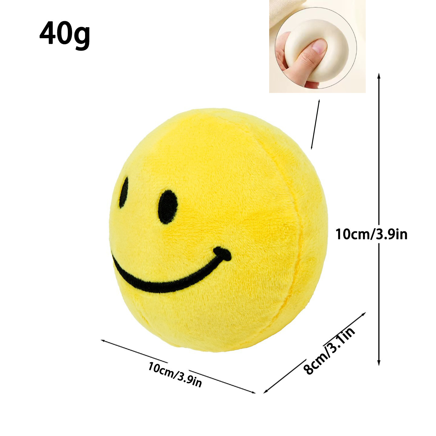 #Petit oreiller souriant de 4 à 10 cm