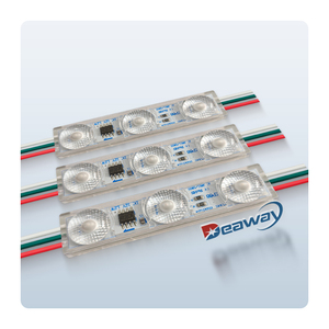 RGB полноцветный 1,2 Вт WS2811 управление IP68 водонепроницаемый SMD 3030 3led Инжекционный 12 В Светодиодный модуль для украшения рекламных вывесок - Product Image 1