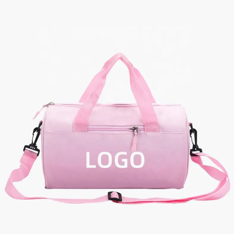 Bolsa de baile con estampado y logotipo personalizado para niños y niñas, bolso deportivo de viaje, de gimnasio, para bailar