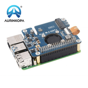 Adaptador PCIe a M.2 con función PoE para Raspberry Pi 5 compatible con el protocolo NVMe M.2 SSD lectura/escritura de alta velocidad - Product Image 4