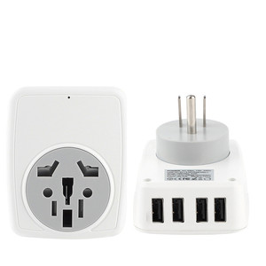 European Travel <strong>Plug</strong> <strong>Adapter</strong> US to Europe International Power Adaptor <strong>with</strong> 2 USB Ports,2 US Sockets- 4 in 1 Travel <strong>Plug</strong> - Product Image 6