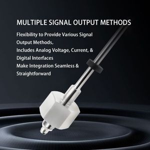 Sensore di spostamento di posizione lineare di LVDT di precisione per la misurazione accurata della distanza per il rilevamento dell'angolo e della posizione lineare - Product Image 3