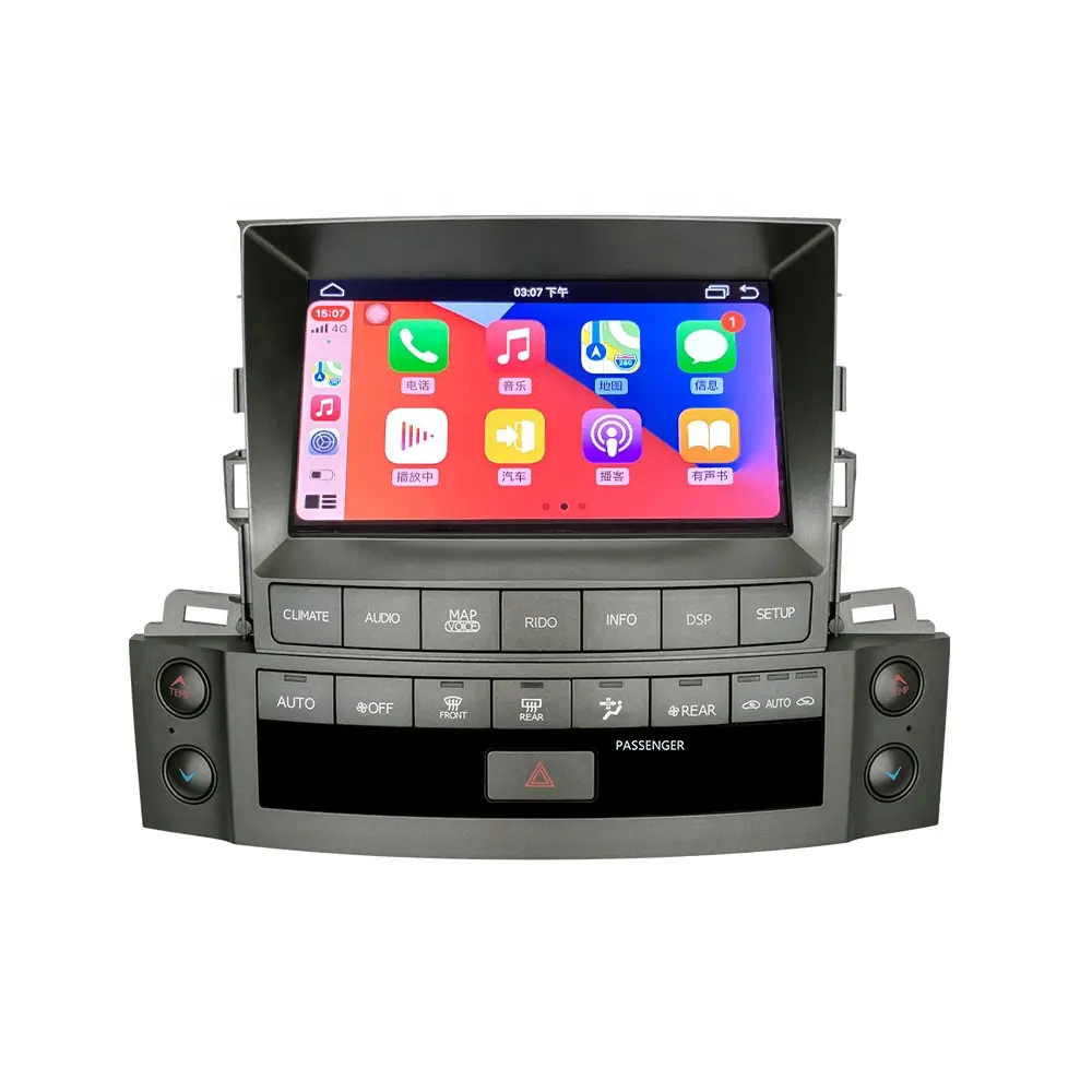 Оптовая продажа, автомобильное радио на Android, сенсорный экран для Lexus LX570 2007-2015, головное устройство, GPS-навигация, аудио, мультимедийный стерео приемник