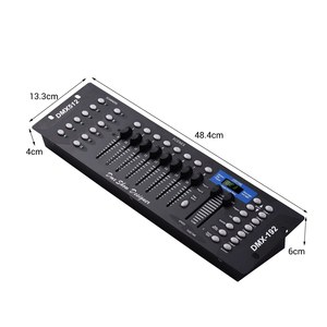 Wireless <strong>DMX512</strong> Light <strong>Controller</strong> Console Panel 2.4G ISM 192CH Programming Function Sound Activated with <strong>LED</strong> Screen Antenna - Product Image 6