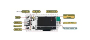 LoRa32-v3 scheda di sviluppo compatibile SX1262 nodo ESP32-S3 WIFI Meshtastic