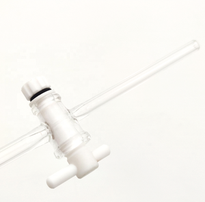 Tiandi Lab iki yönlü düz delik PTFE anahtar Stopcock - Product Image 4