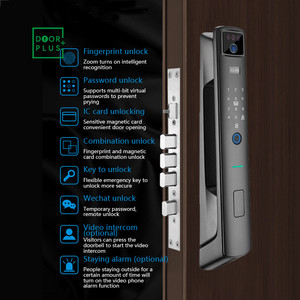 Soorplus Tuya APP telecomando interfono vocale 3D riconoscimento del volto Smart Lock con Password di impronte digitali della fotocamera Smart Lock - Product Image 4