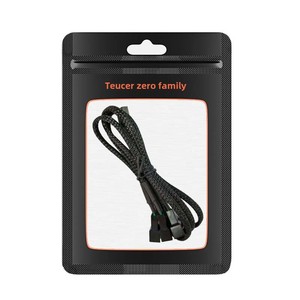 Piccola espansione della ventola del telaio PWM a 4 Pin per Computer Desktop One-to-tre 4 Pin Hub PWM Patch Cord accessori per Computer - Product Image 5