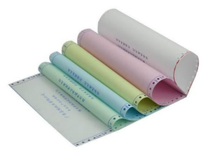 Envío gratis 2 capas de papel sin carbón azul autocopia en hojas factura NCR papel de copia de ordenador - Product Image 3