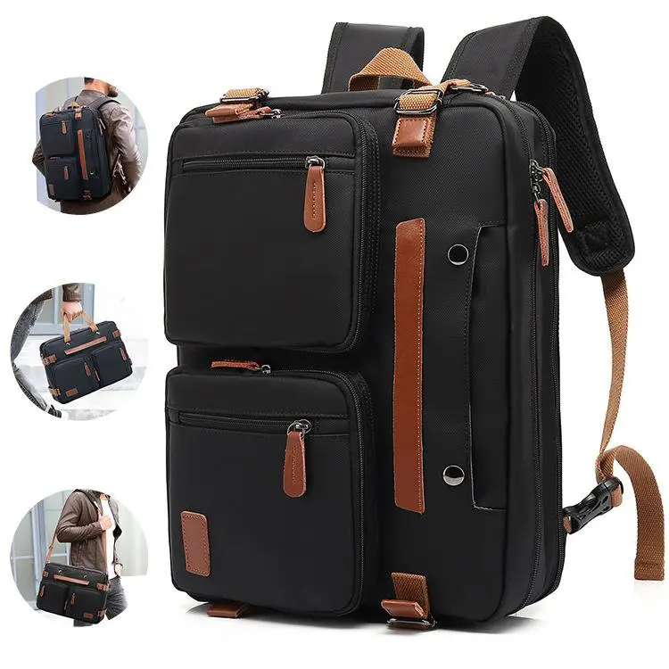 Multifunctional Waterproof Polyester Bag Sac A Dos De Protection Pour Ordinateur Custom Men 17.3 Inch Travel Laptop Backpack