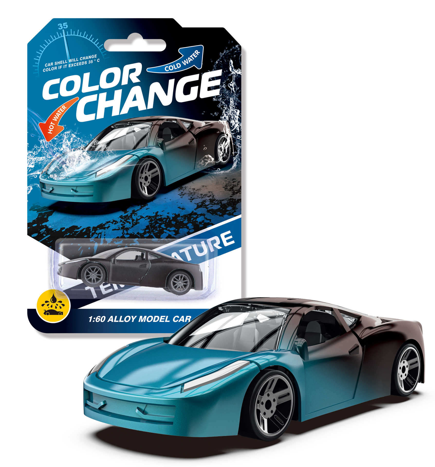 Auto in lega che cambia colore pull-back-26-01