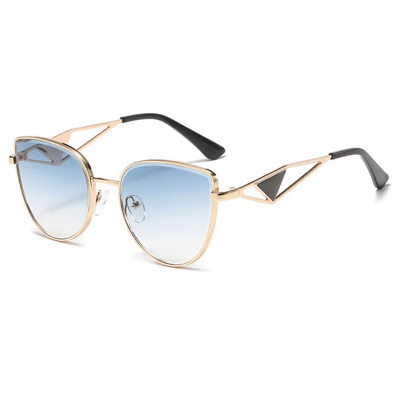 Nueva llegada 2024 Pra marcas diseñador gafas de sol moda de lujo marco de metal gafas de sol de moda 2024