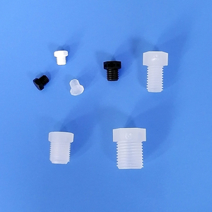 Ju Nhà Máy Nhựa M5 M6 M8 1/8-27npt G1/4 Nam Threaded Stopper PP Ống <span class=keywords><strong>End</strong></span> Cắm - Product Image 1
