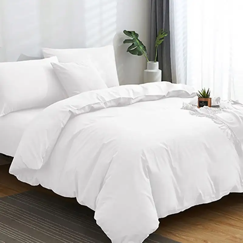 in stock! 200 thread count cheap bedsheets sets egyptian cotton bed sheet for hotel