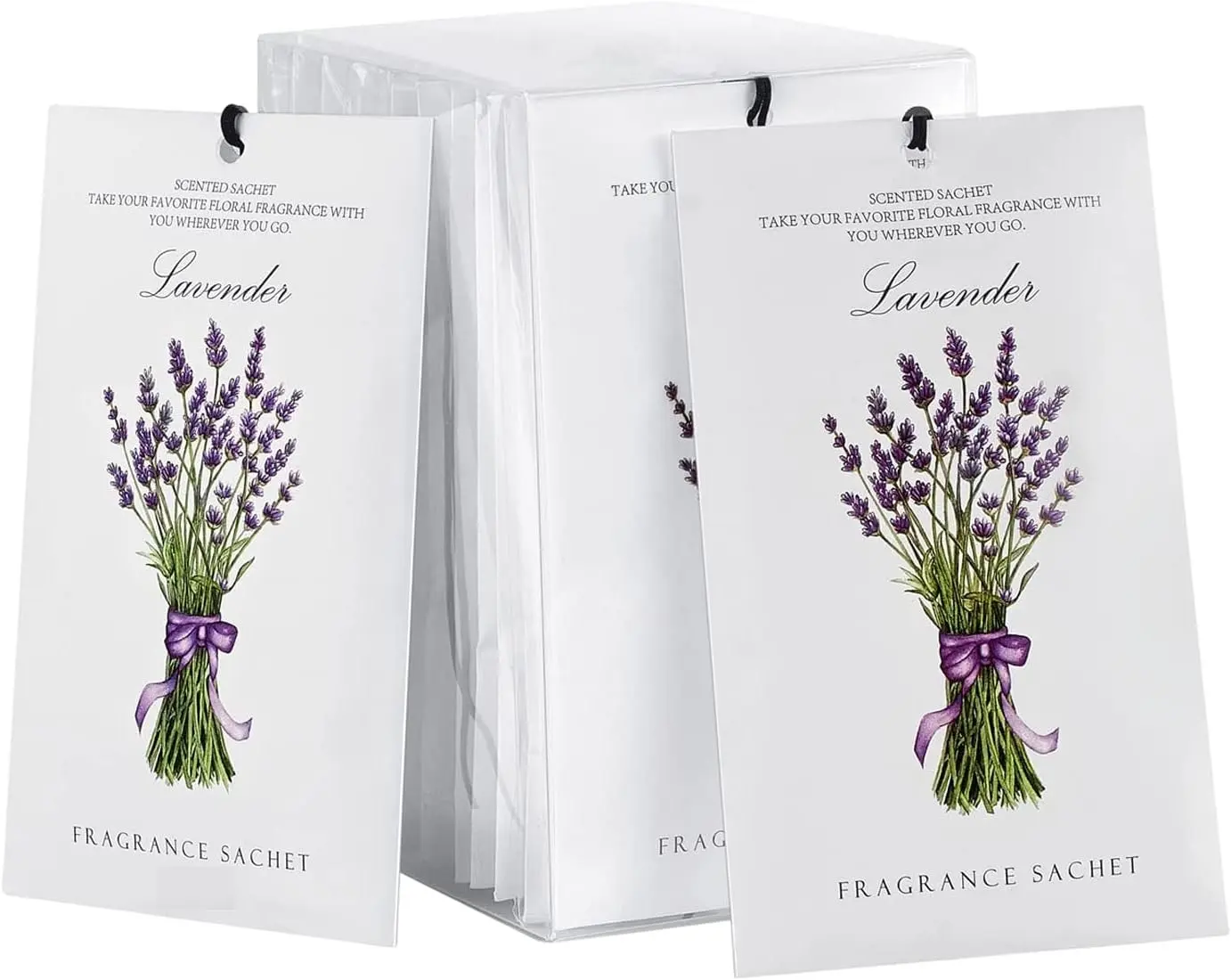 Paquete de 12 sobres perfumados de lavanda ambientador para cajón y armario, bolsas de sobres de larga duración desodorantes de cajón aromas frescos