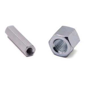 Custom Nickel-Plated and Polished Hex <strong>Coupling</strong> Nuts Stainless Steel Rod <strong>Coupling</strong> with Long Hexagon <strong>M3</strong> for Mining Applications - Product Image 2