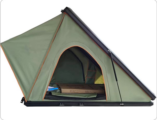 Black Shell with Green Fabric