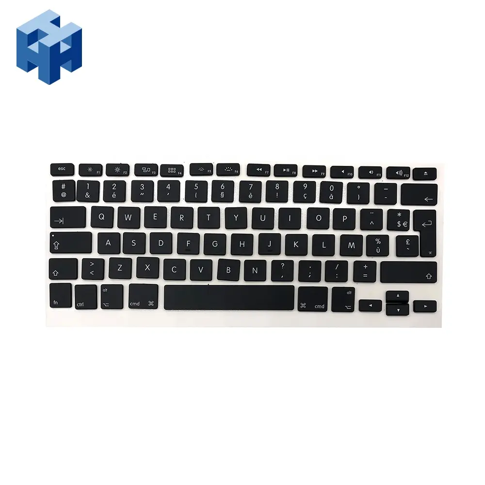 Nueva computadora portátil A1278 A1286 A1297 teclas llaves AP02 keycap para Macbook Pro 13 "15" 17 "2009-2012 Keyboard Repair