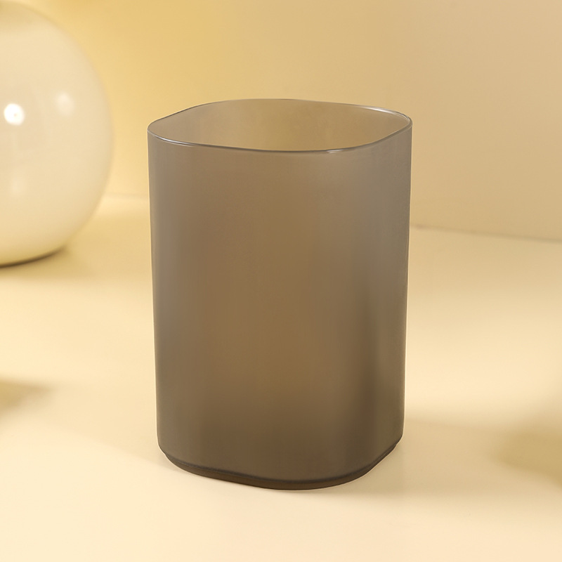 Small pen holder with a matte black finish