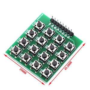 Hot Sales 8pin 4x4 4*4 Matrix 16 Tasten Tasten Tastatur Tastatur Bread board Modul Mcu für Arduino Diy Kit - Product Image 5