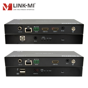 120M AV IP扩展器，带KVM红外RS232环路输出1080p分辨率4k，用于医院数字展览教学记录