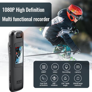 New V22 Action <strong>Camera</strong> 1080P HD Video Recording Noise Reduction Recording Photography Lens Rotated 180&deg; Back Clip Motion Recorder - Product Image 5