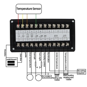 Sistema di controllo multifunzionale automatico completo del termostato dell'incubatore di controllo del computer del regolatore dell'incubatrice dell'uovo XM-18S