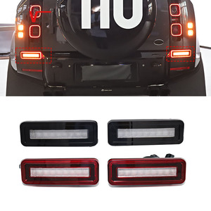 Stop Signal Black <strong>Red</strong> Tail Light Lamp Direct Fits Defender <strong>Led</strong> Brake Light for Land Rover Defender 2020 2021 2022 2023 2024 <strong>2025</strong> - Product Image 6