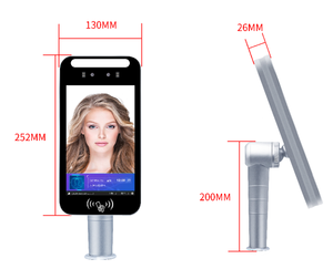 Zento-escáner de reconocimiento Facial, lector de tarjetas de fotos, máquina biométrica de reconocimiento Facial