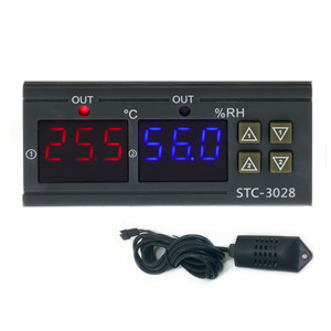 STC-3028 Hygrometer Thermostat <strong>Controller</strong> Heating <strong>Sensor</strong> Incubator Digital AC <strong>Temperature</strong> Humidity <strong>Controller</strong> for Farm Plants - Product Image 2