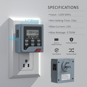 Таймер Цифровой программируемый с обратным отсчетом, 7 дней - Product Image 4