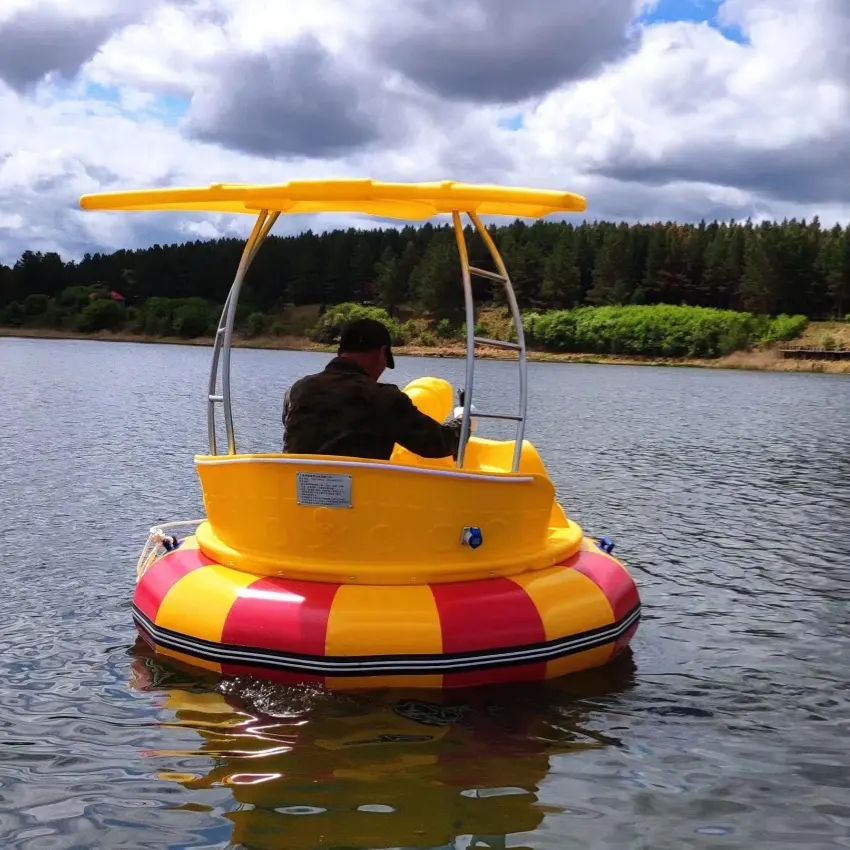 Bateau gonflable de qualité supérieure, à batterie pour enfants, antichoc, eau