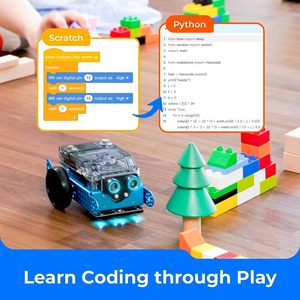 Makeblock mBot Neo Coding Robot for Kids、AI Learning Robot Support Scratch & Pythonプログラミング、8〜12歳以上の子供向け - Product Image 4