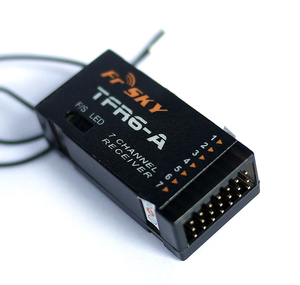 Yeni FrSky 2.4G 7CH TFR6A TFR6 7CH alıcı Futaba FASST 2.4G modülü ile uyumlu - Product Image 1