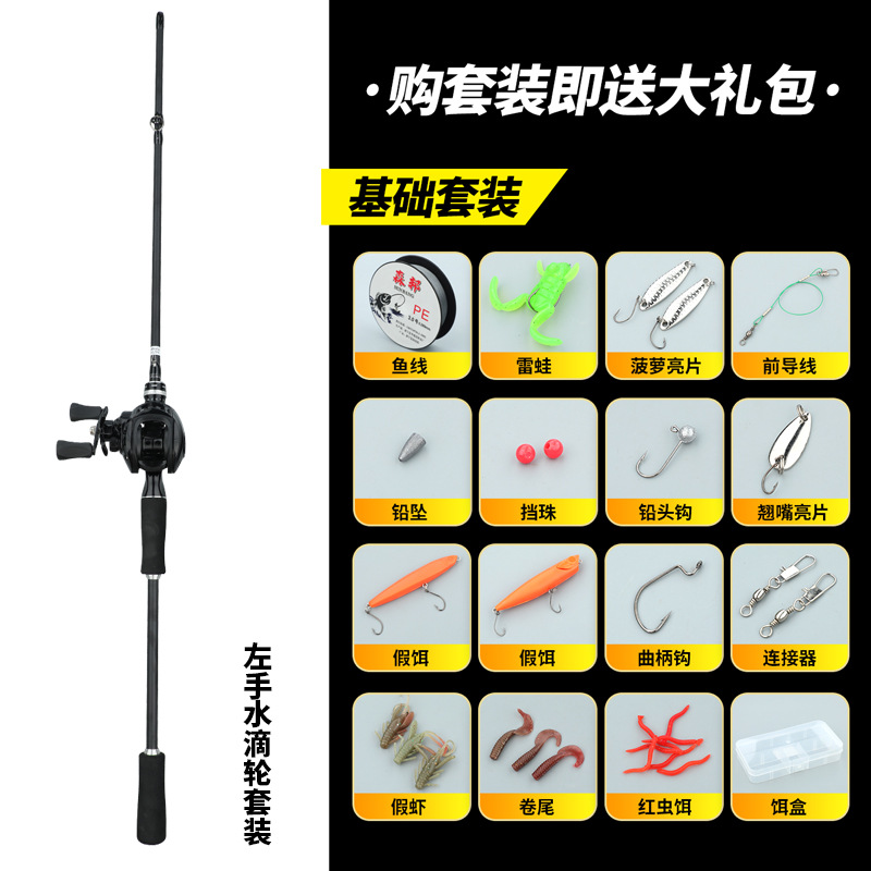 Gun grip and left-hand teardrop wheel set