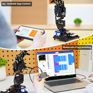 AiHand AI Vision Microbit Programación Robot educativo STEM Aprendizaje Kits de mano robótica para principiantes