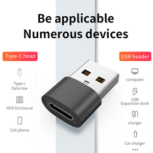 Otg-Adapter Konverter Usb 2.0 Männlich zu C Weiblich Konverter Adapter Usb-c Flash-Antrieb Laptops Pc Computer Telefon Usb C Adapter - Product Image 3